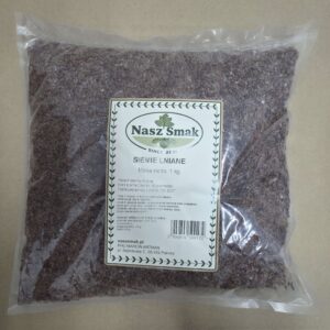 SIEMIĘ LNIANE 1KG BRĄZ NATURALNE ZIARNO LNU