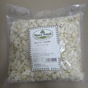 MIGDAŁ PŁATKI 1KG AROMATYCZNE NATURALNE DOSKONAŁY SMAK I JAKOŚĆ PREMIUM